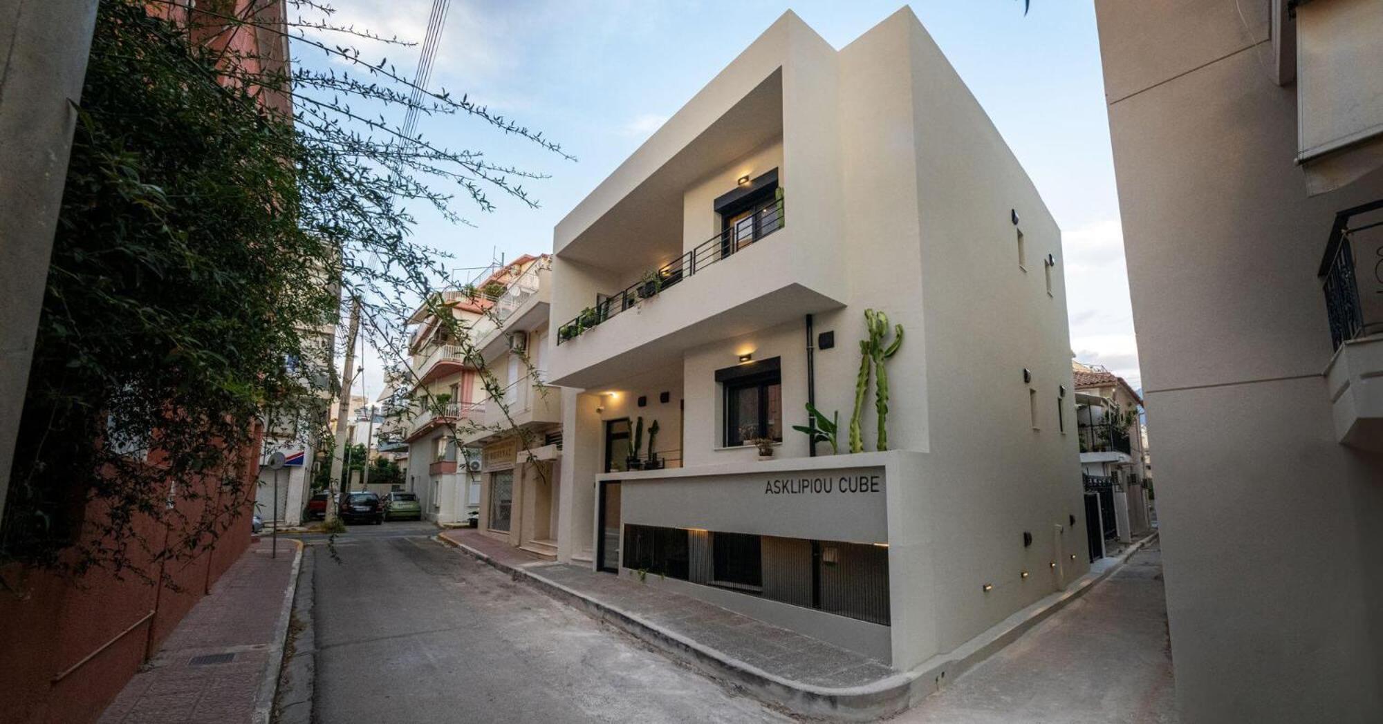 Asklipiou Cube - Kalamata Mediterranean Suites Kültér fotó